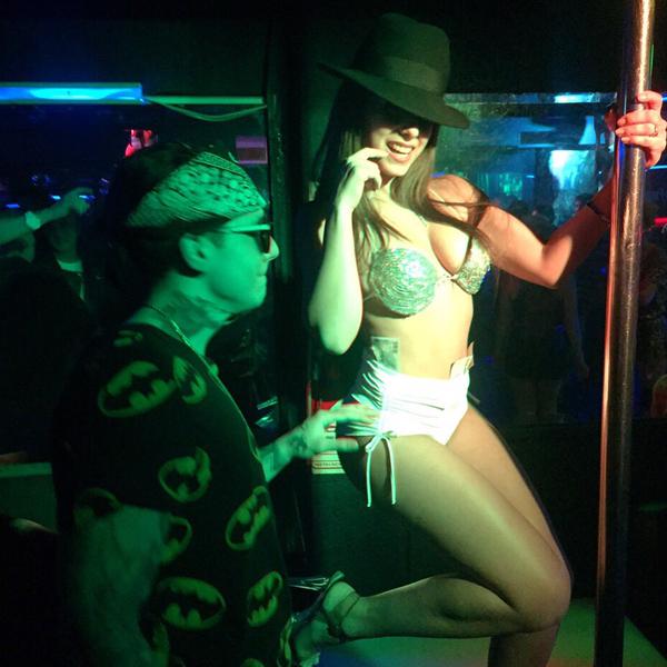 Alex Caniggia volvió a dar la nota