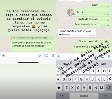 Una bomba sexual se peleó con el novio y filtró los chats