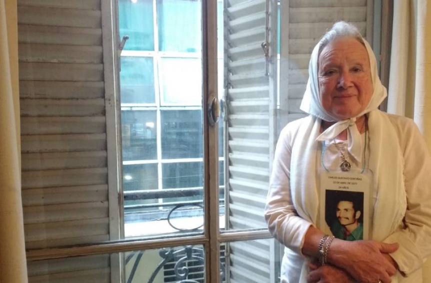 La seguridad trató de impedir que Nora Cortiñas ingrese a la Legislatura