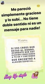 Tremendo posteo de la exesposa del novio de Pampita: 