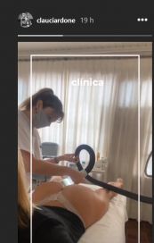 Claudia Ciardone comparte el tratamiento que se hace en su cola