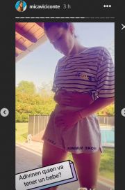 Mica Viciconte: “Adivinen quién va a tener un bebé”