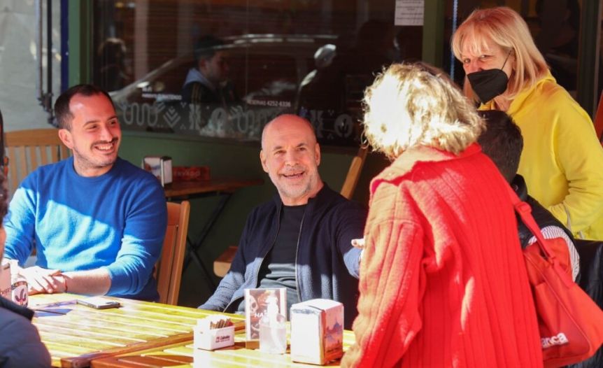 Tras la gira en Israel, Larreta retomó su recorrida por PBA