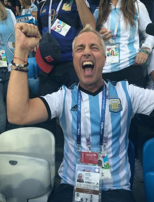 Así Alientan Los Famosos A La Selección Argentina Revista Que