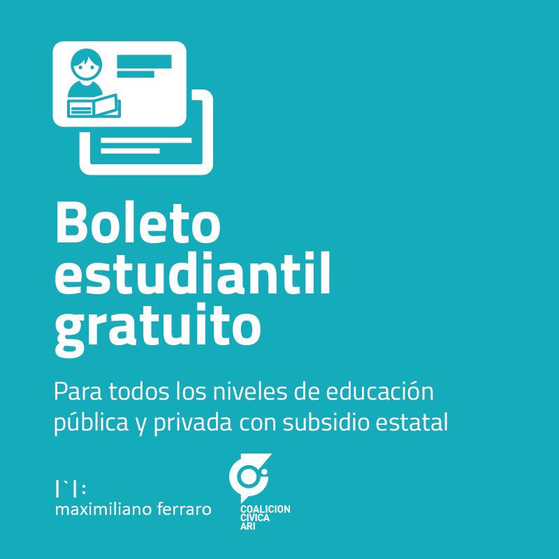 Se aprobó el Boleto Estudiantil