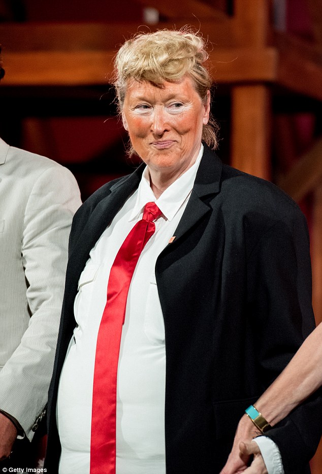 Divertida parodia de Meryl Streep a Trump